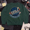Still Not Flat Planet Sweatshirt — Bottle Green