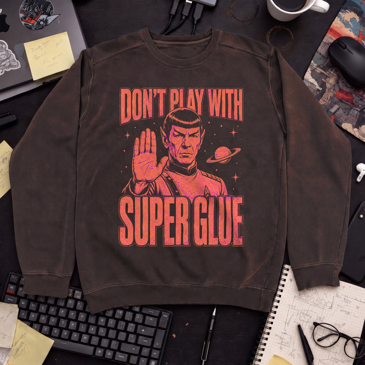 Super Glue Sweatshirt — Hot Chocolate