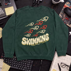 Swimming Sweatshirt sweatshirt — Bottle Green