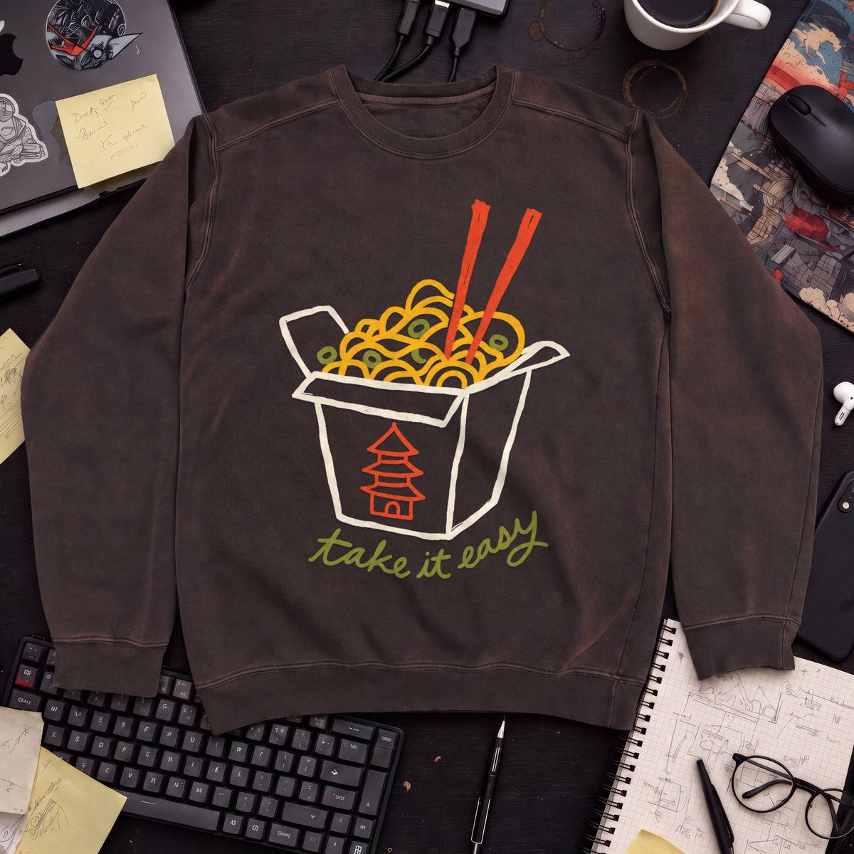 Take It Easy Sweatshirt — Hot Chocolate