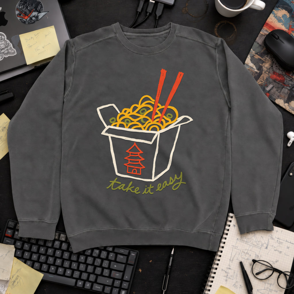 Take It Easy Sweatshirt — Pepper