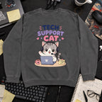 Tech Support Cat Sweatshirt — Pepper