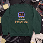The Agent Is Possessed Sweatshirt sweatshirt — Bottle Green