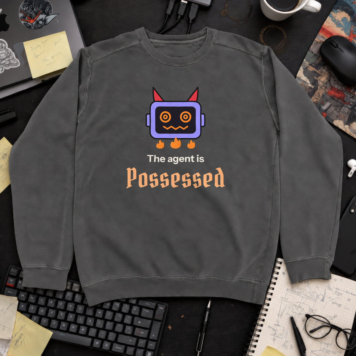 The Agent Is Possessed Sweatshirt sweatshirt — Pepper