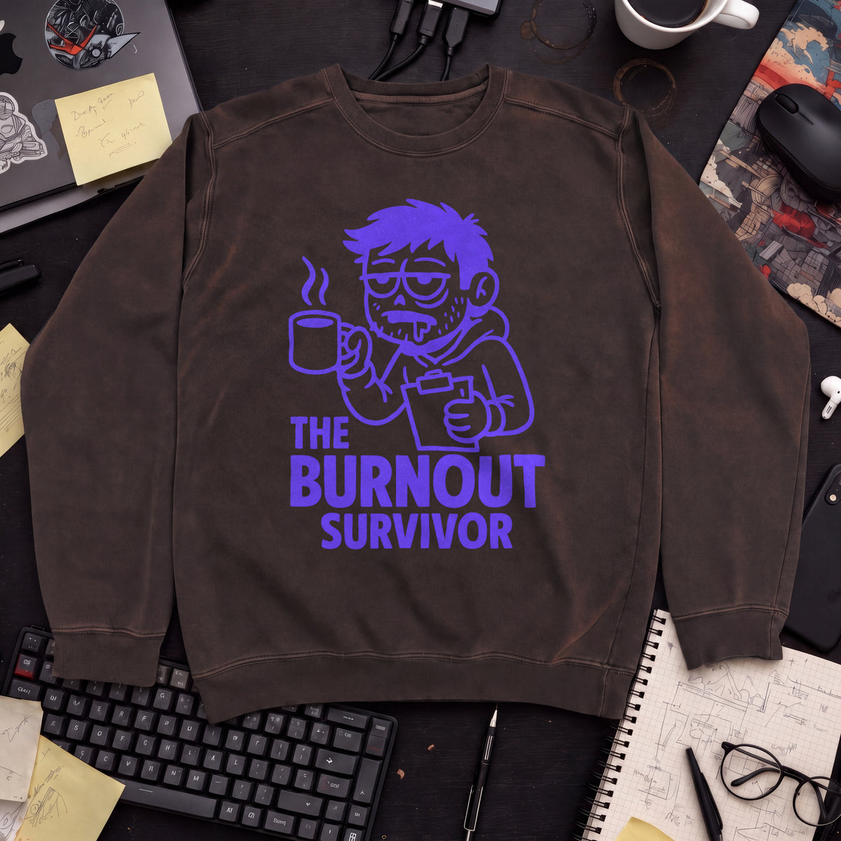 The Burnout Survivor Sweatshirt — Hot Chocolate