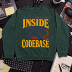 The Call Is Coming From Inside the Codebase Sweatshirt sweatshirt — Bottle Green