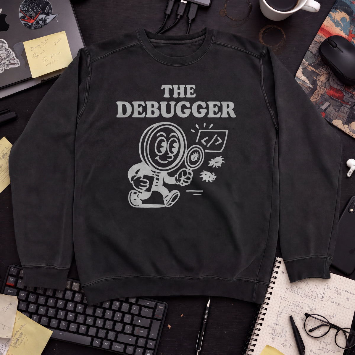 The Debugger Sweatshirt — Black
