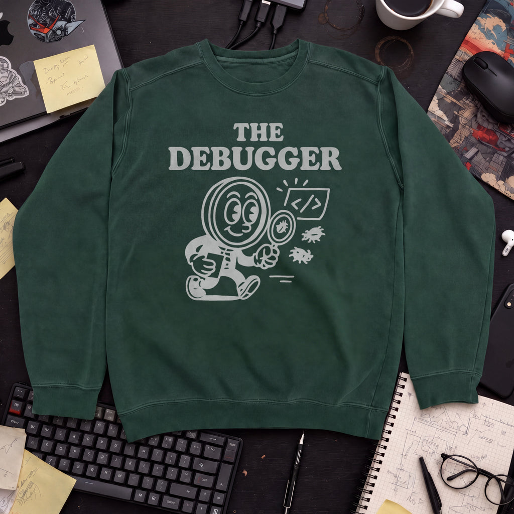 The Debugger Sweatshirt — Bottle Green