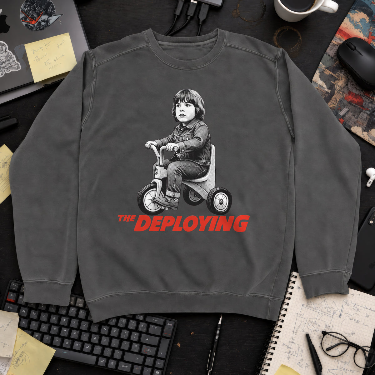 The Deploying Movie Sweatshirt — Pepper