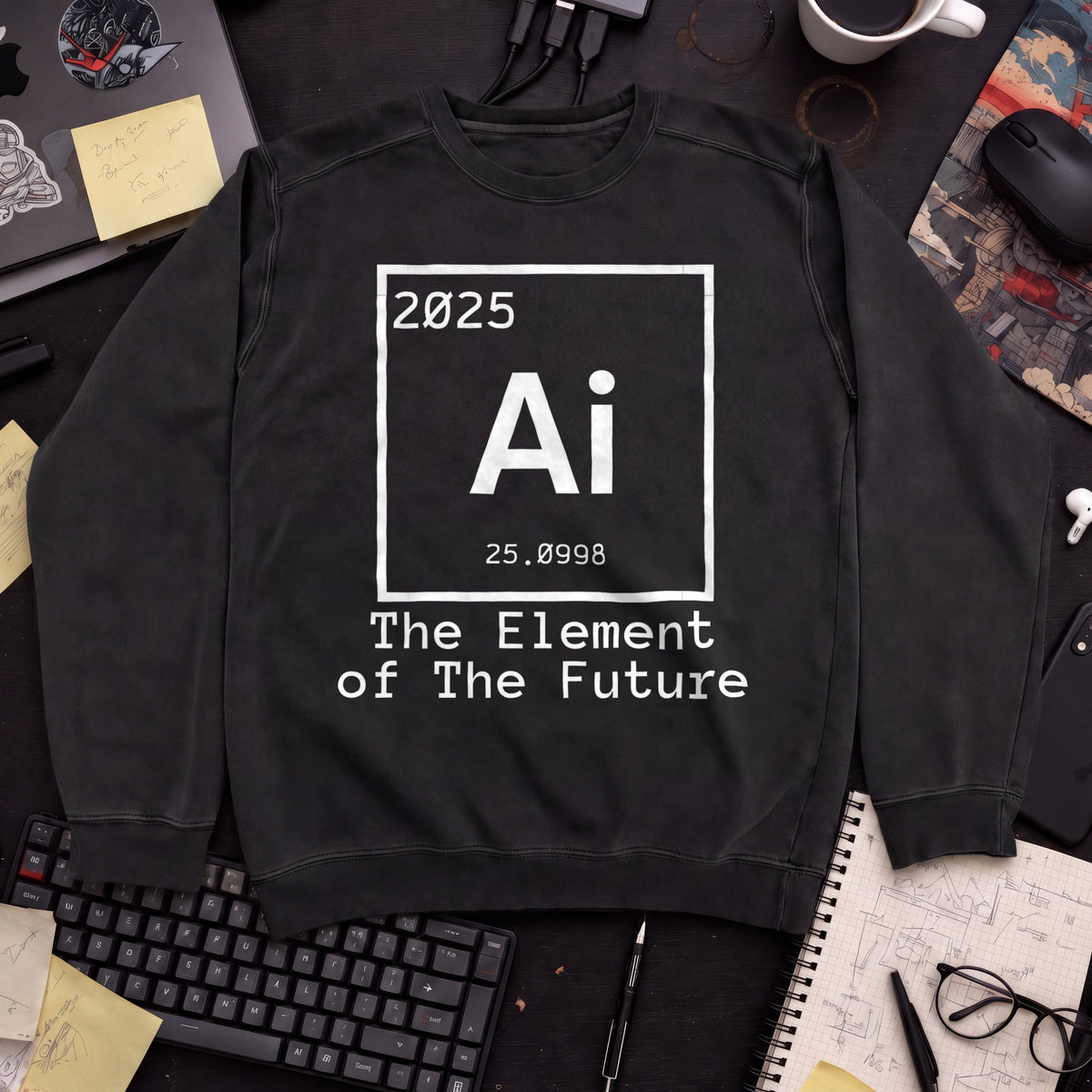 the element of the future Sweatshirt — Black