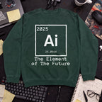 the element of the future Sweatshirt — Bottle Green