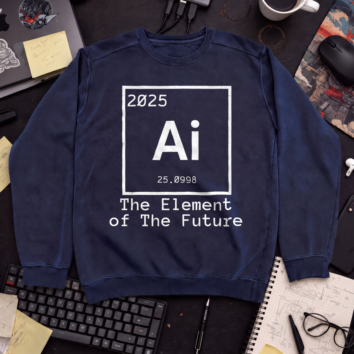 the element of the future Sweatshirt — Navy