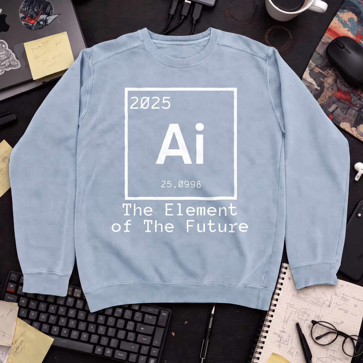 the element of the future Sweatshirt — Sky Blue