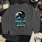 The Great Fibonacci Wave Sweatshirt — Pepper