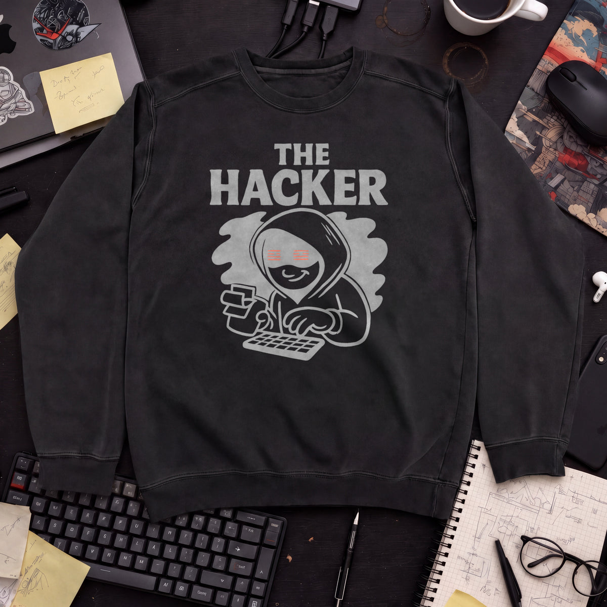 The Hacker Sweatshirt — Black