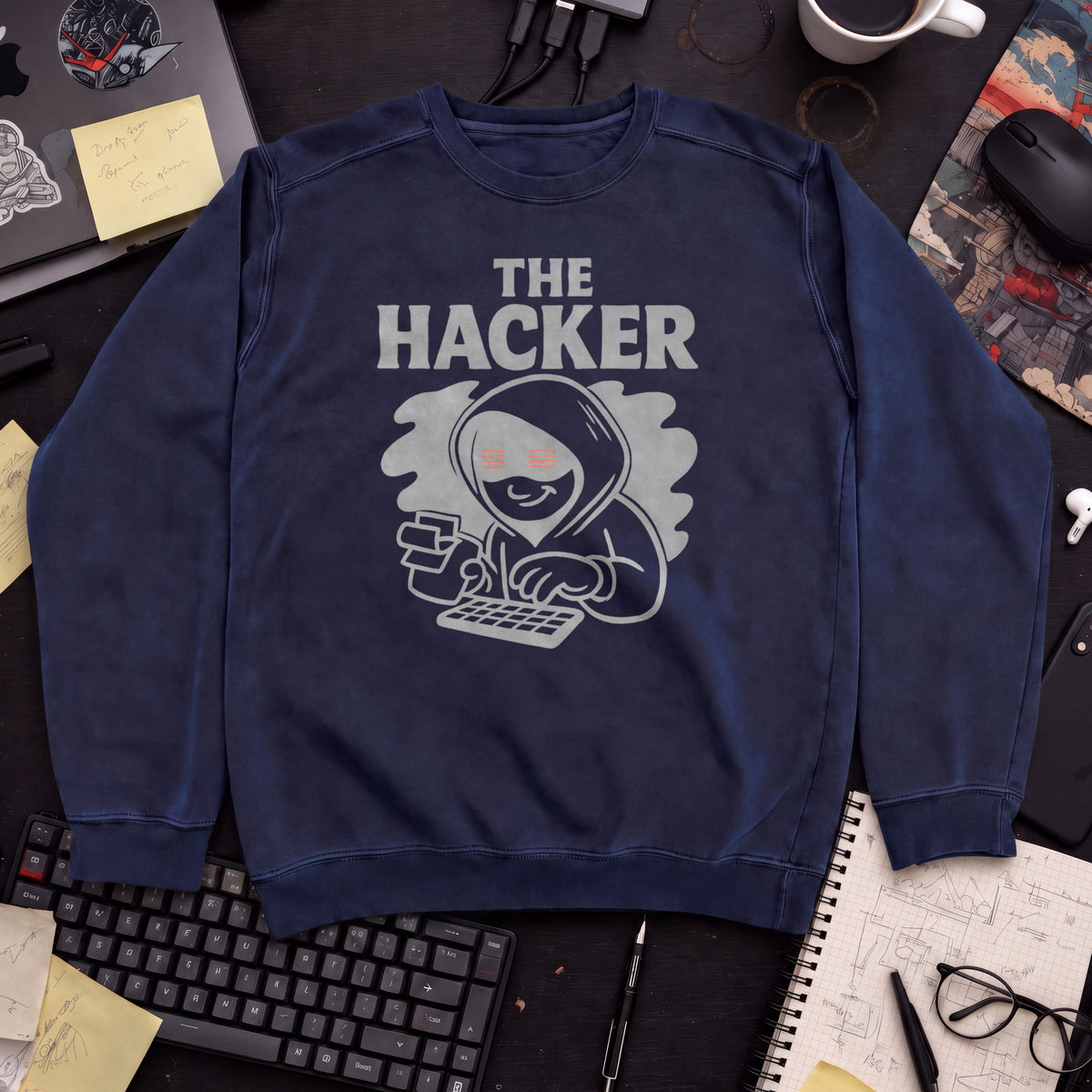 The Hacker Sweatshirt — Navy