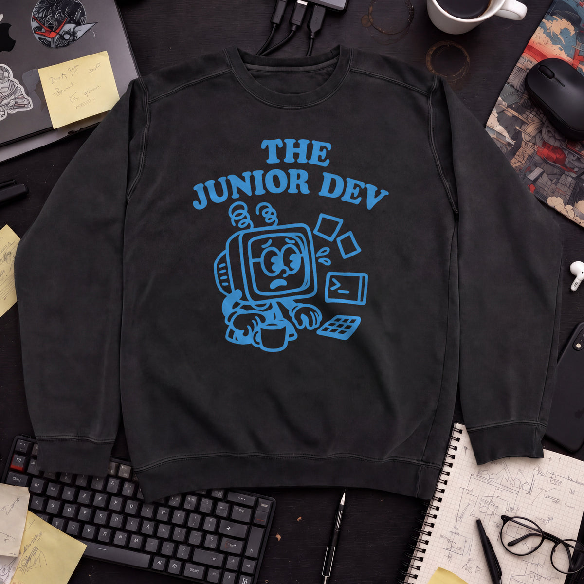The Junior Dev Sweatshirt — Black