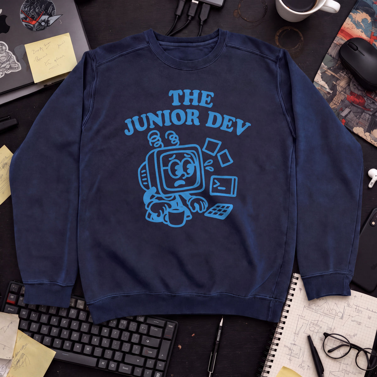 The Junior Dev Sweatshirt — Navy