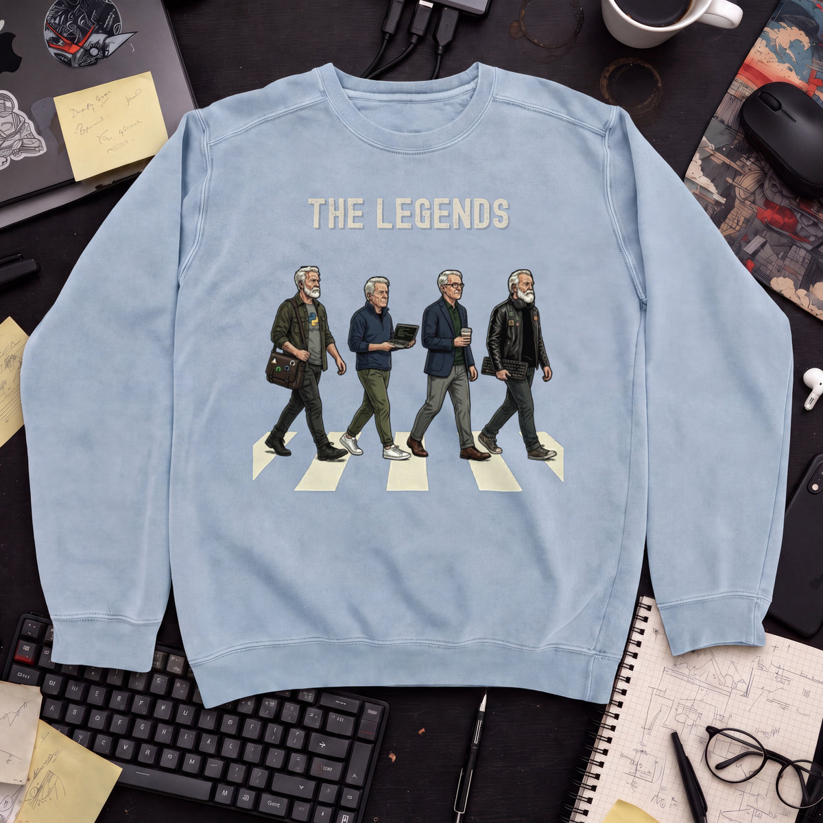 The Legends Sweatshirt — Sky Blue