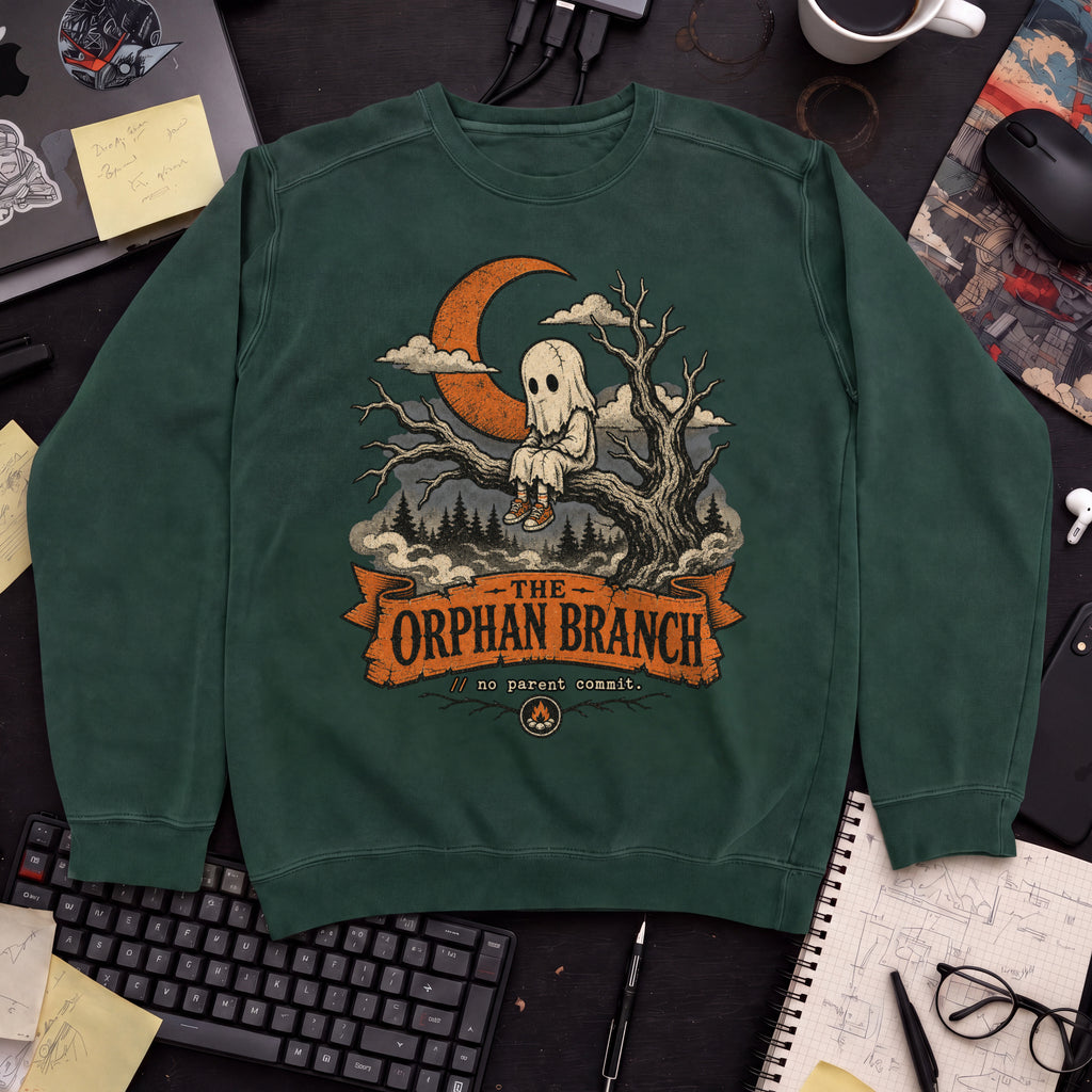 The Orphan Branch Sweatshirt sweatshirt — Bottle Green