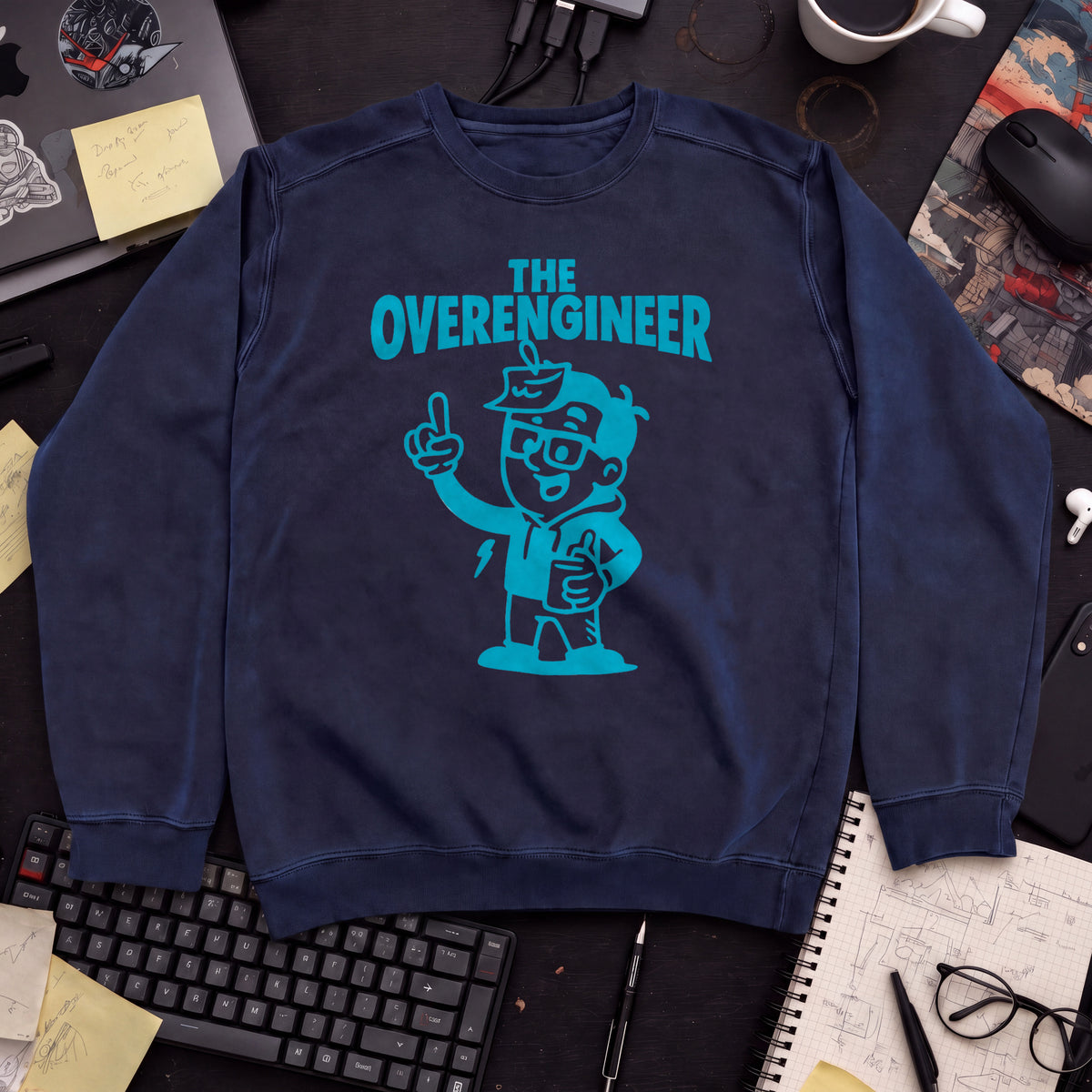 The Overengineer Sweatshirt — Navy