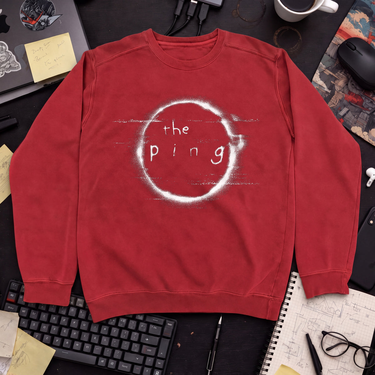The Ping Movie Sweatshirt — Fire Red