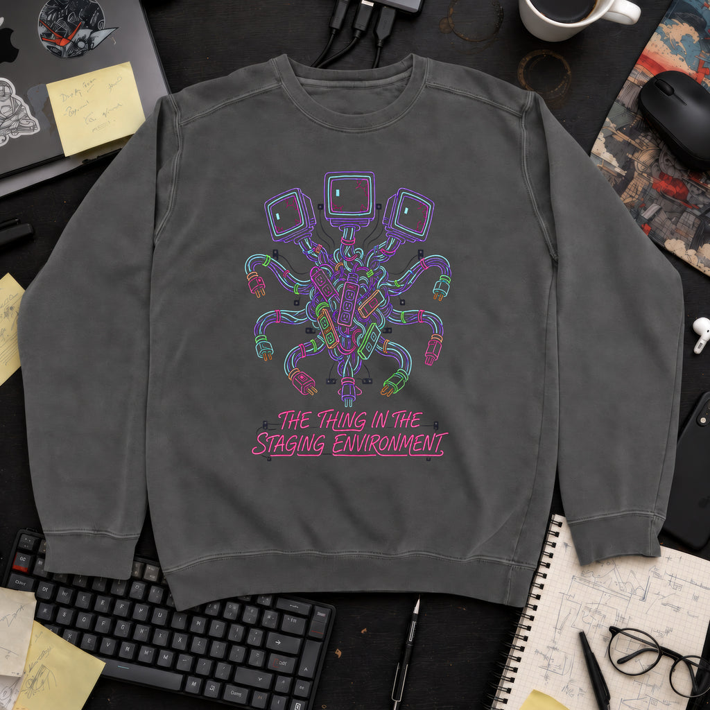 The Thing in the Staging Environment Sweatshirt sweatshirt — Pepper