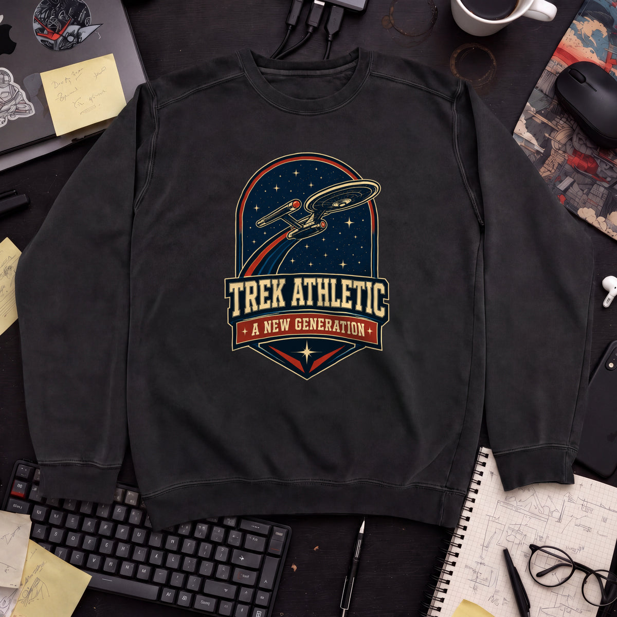 Trek Athletics: A New Generation Sweatshirt — Black
