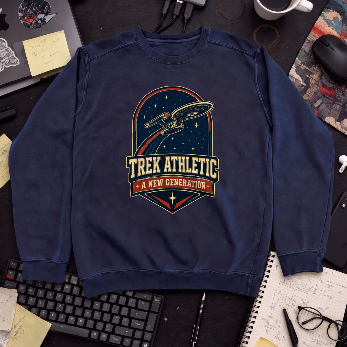 Trek Athletics: A New Generation Sweatshirt — Navy
