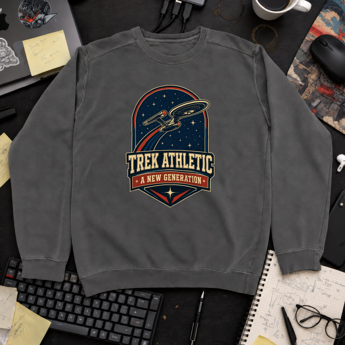 Trek Athletics: A New Generation Sweatshirt — Pepper