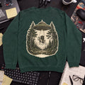UFO Abduction Sweatshirt — Bottle Green