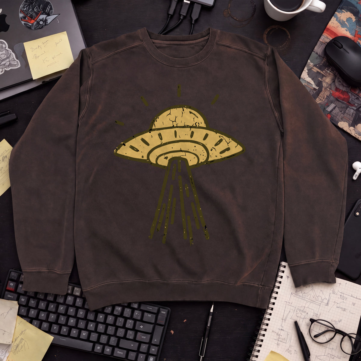 UFO Landing Sweatshirt — Hot Chocolate