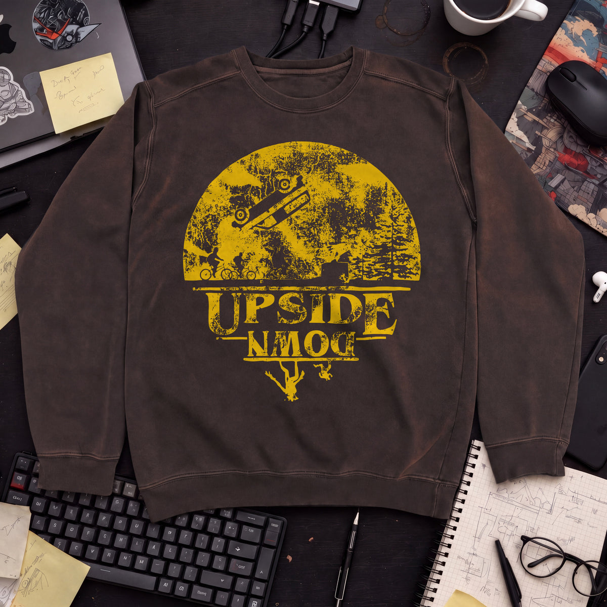 Upside Moon Sweatshirt — Hot Chocolate
