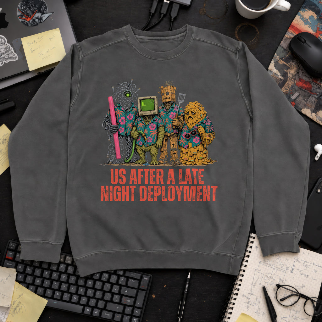 Us After a Late Night Deployment Sweatshirt sweatshirt — Pepper