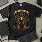 We Do Not Speak of the Force Push Shirt — Black Comfort Colors 1717 flat lay