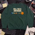 Well This Is Awkward Planets Sweatshirt — Bottle Green