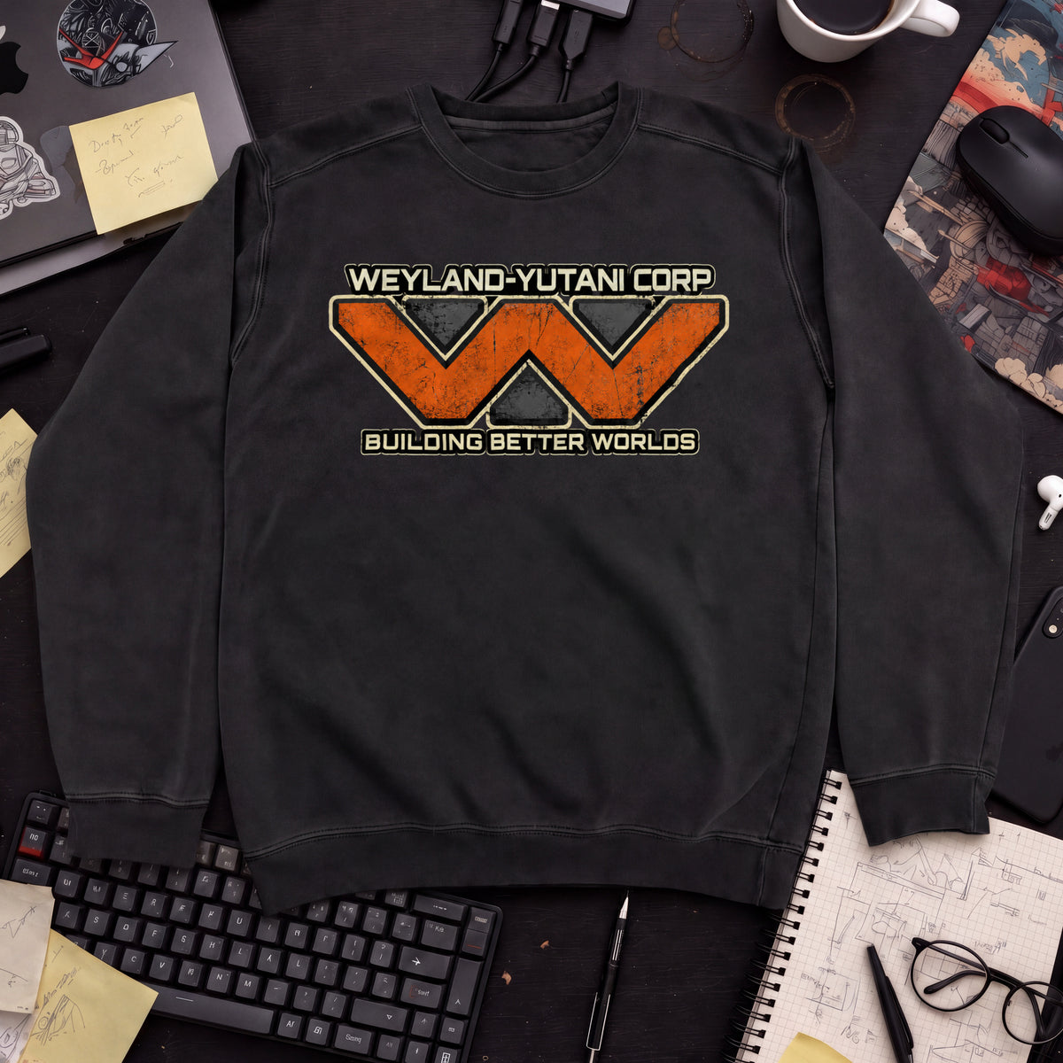Weyland-Yutani: Building Better Worlds Sweatshirt — Black
