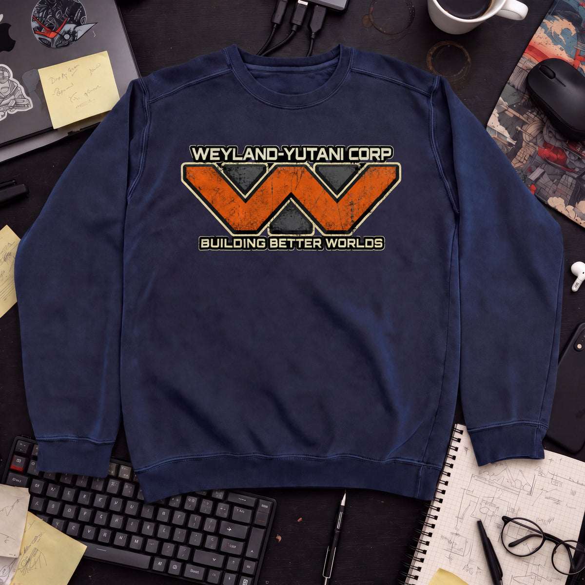 Weyland-Yutani: Building Better Worlds Sweatshirt — Navy