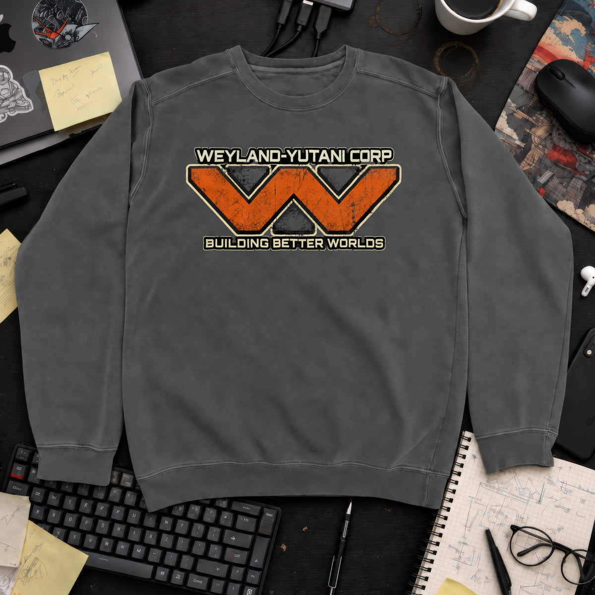 Weyland-Yutani: Building Better Worlds Sweatshirt — Pepper
