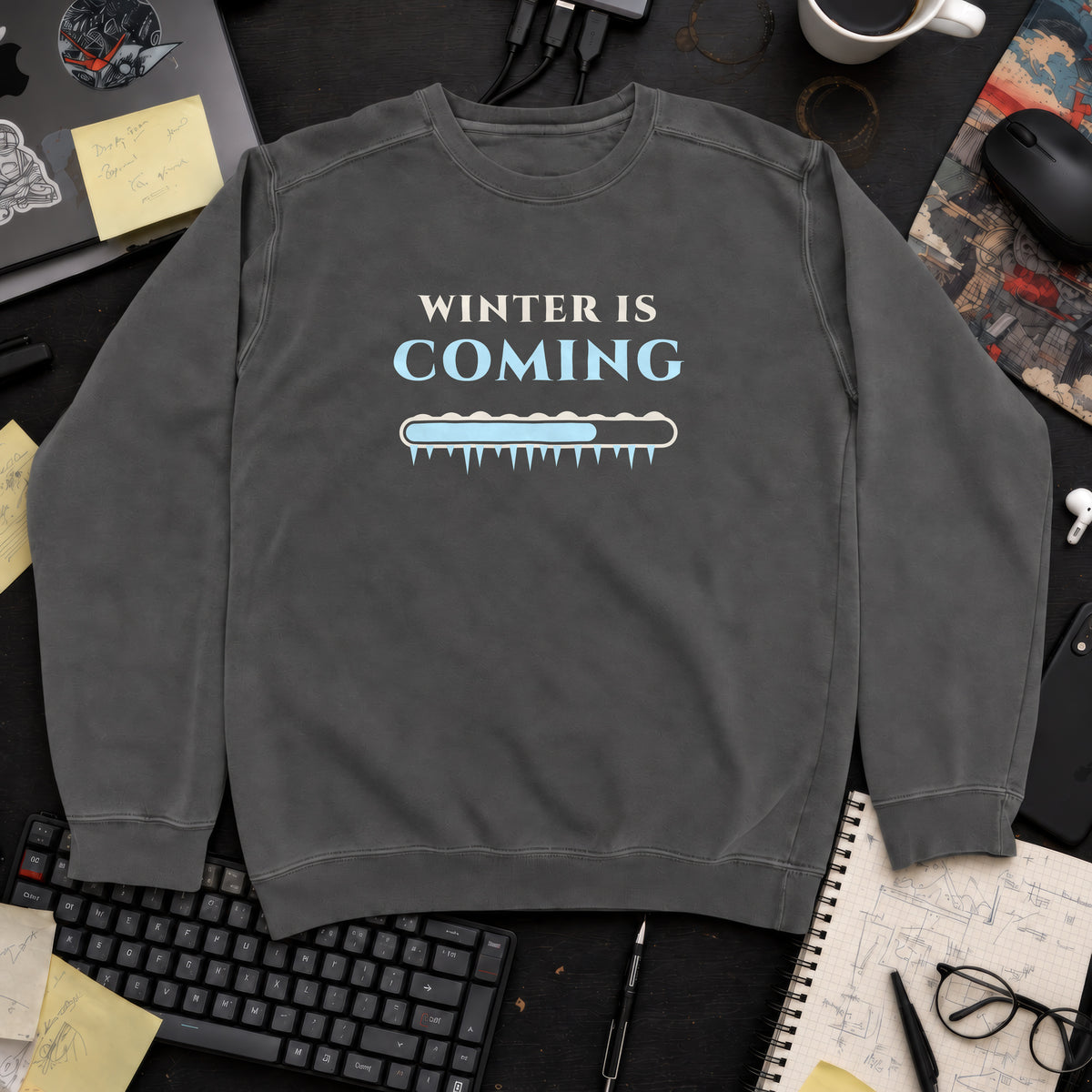 Winter Is Coming Sweatshirt sweatshirt — Pepper