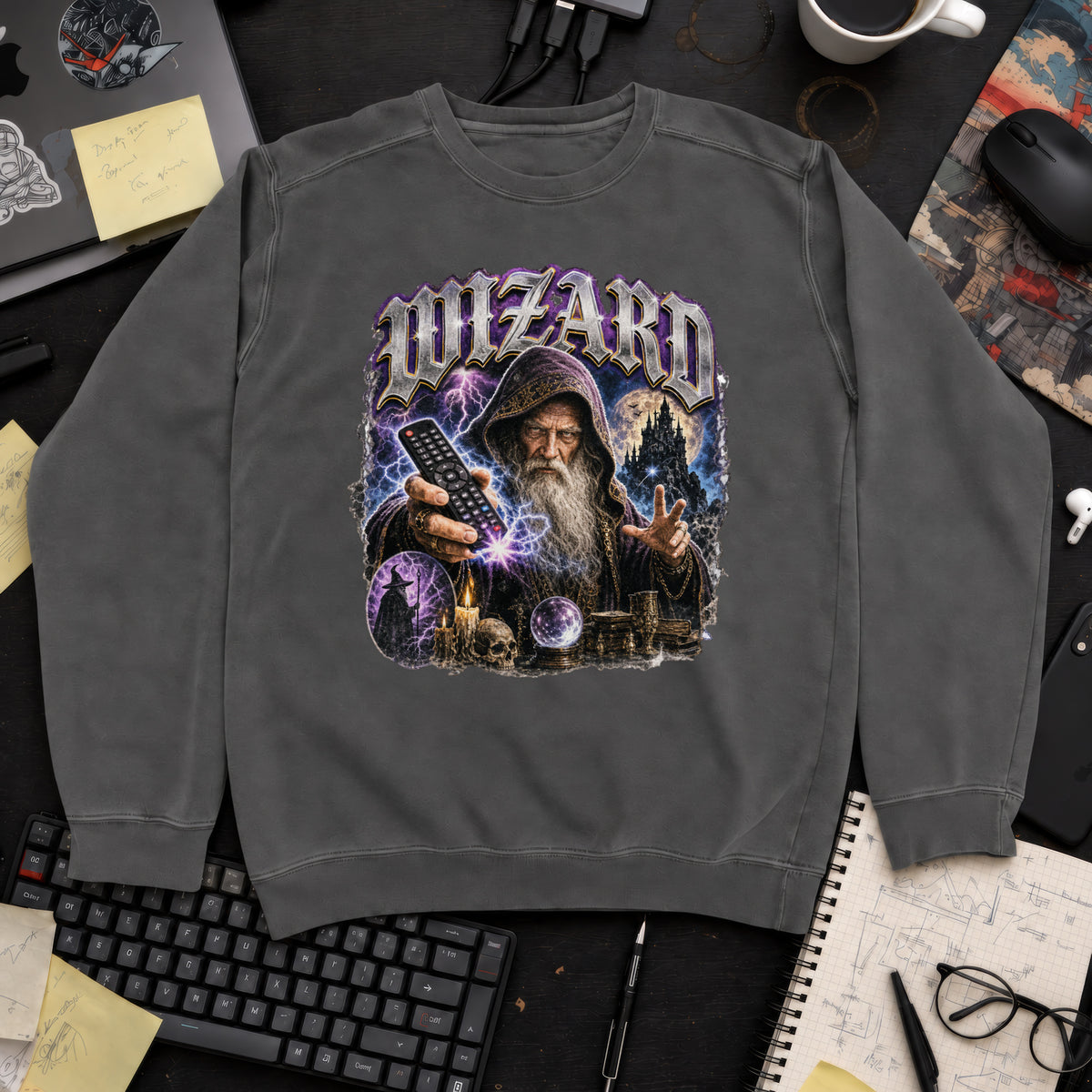 Wizard Bootleg Sweatshirt — Pepper