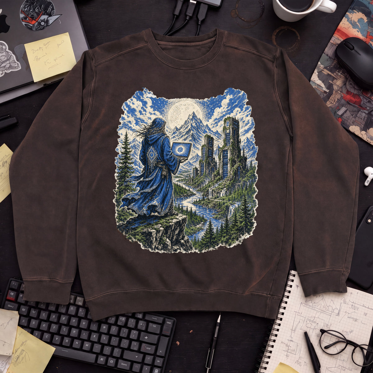 Wizard’s Terminal Sweatshirt — Hot Chocolate