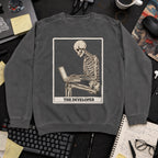 Working Skeleton Developer Sweatshirt — Pepper