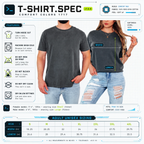 Comfort Colors 1717 size chart